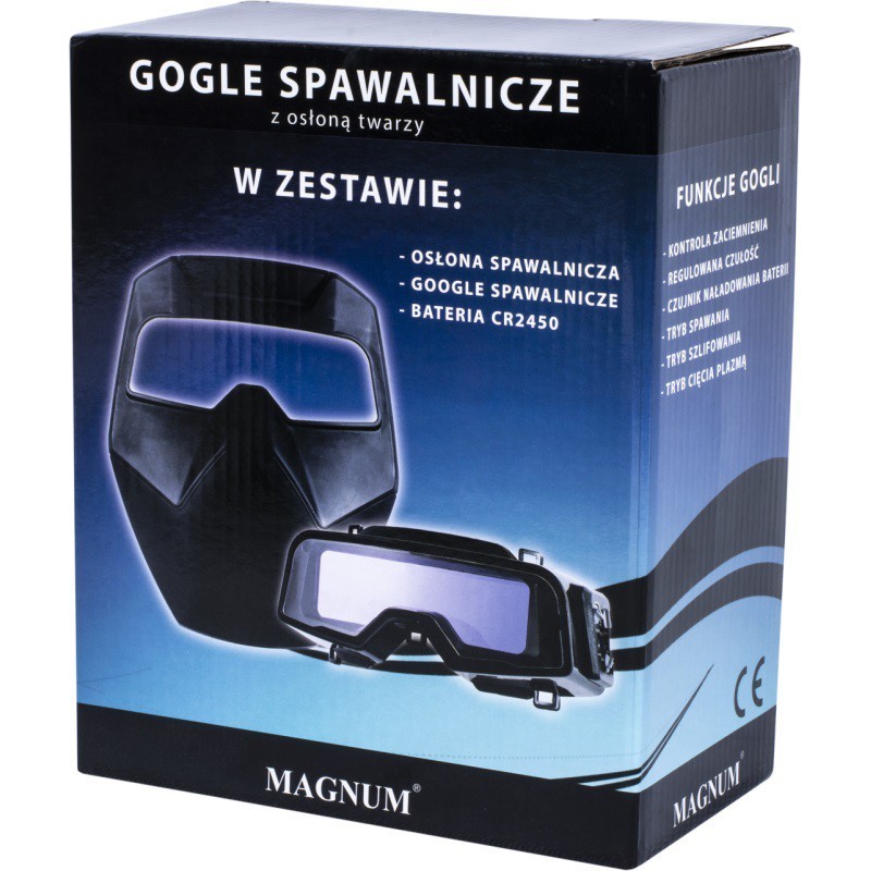 Przyłbica gogle automatyczne LYG-R100 MAGNUM