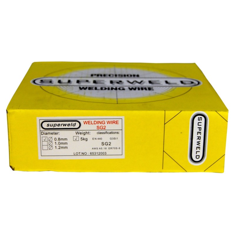 Drut spawalniczy SUPERWELD SG2 0.8 5kg 