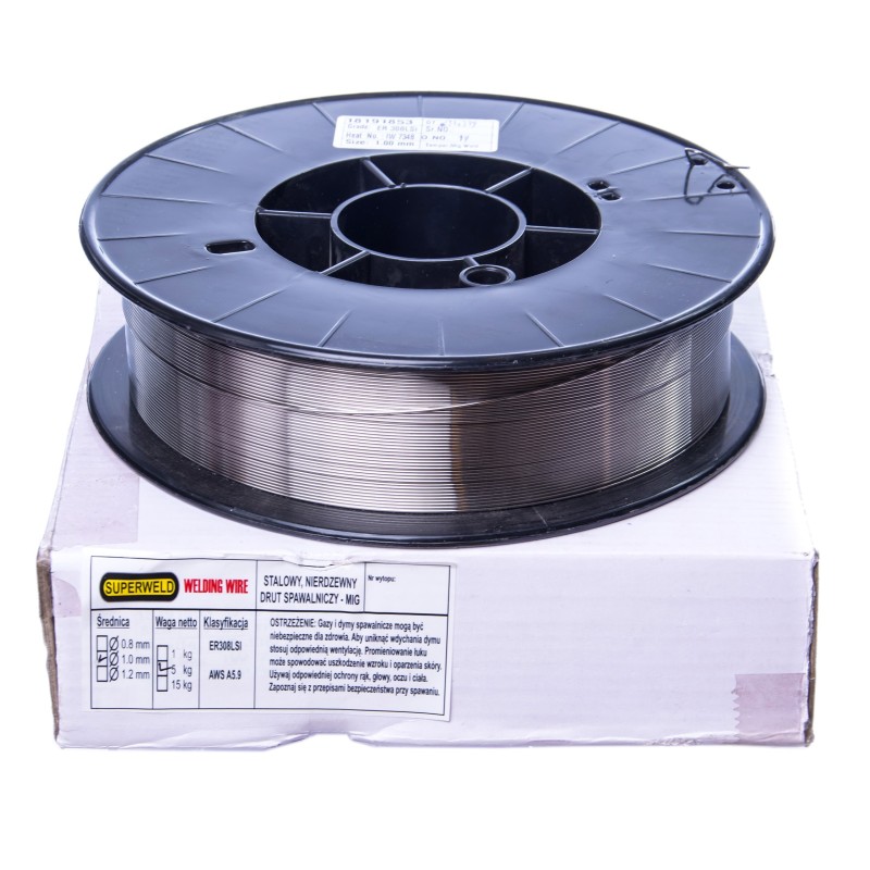 Drut spawalniczy MAG nierdzewny 308LSi 1.0mm 5kg