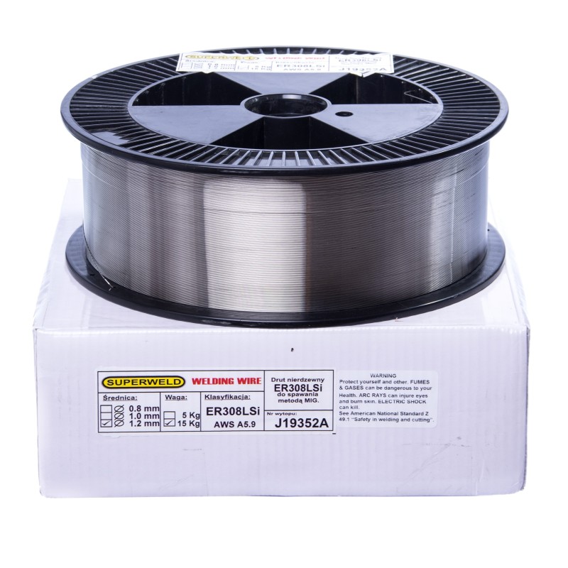 Drut spawalniczy MAG nierdzewny 308LSi 1.2mm 15kg