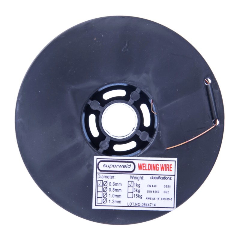 Drut spawalniczy SUPERWELD SG2 0.6 1kg