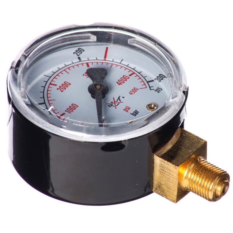 MANOMETR WSKAŹNIK CIŚNIENIA Ar/Co2 0-315 1/8"