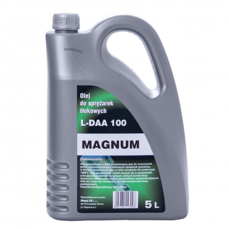 Olej do sprężarek tłokowych MAGNUM L-DAA 100 5 L