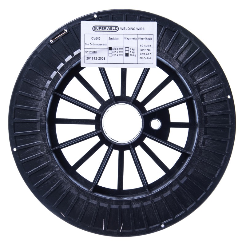 Drut do lutospawania CuSi3 0.8mm 15kg SUPERWELD