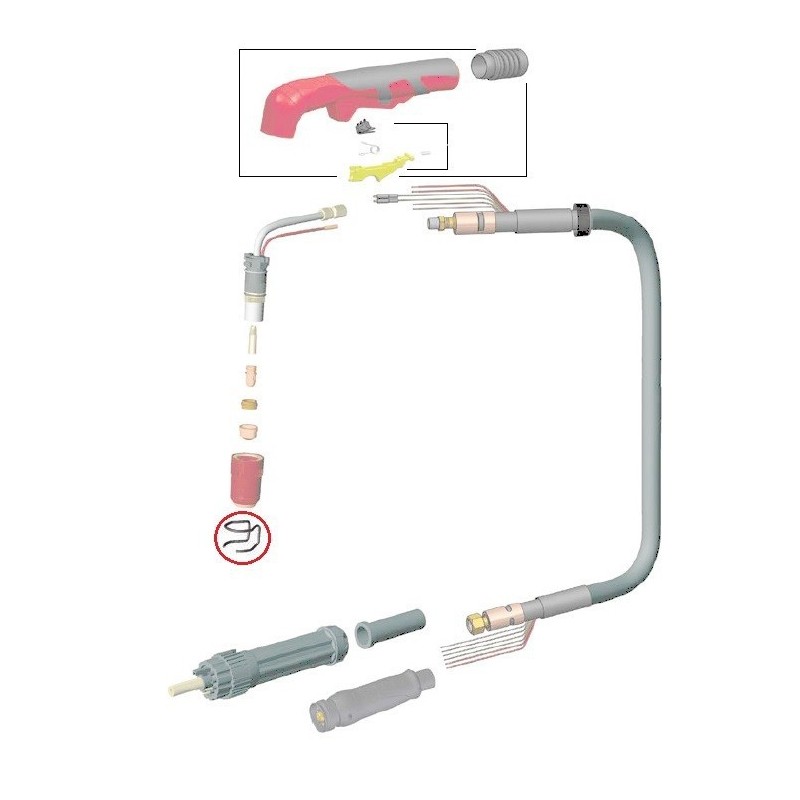 Sprężyna dystansowa SANKI plazmy S45 MAGNUM CV0010