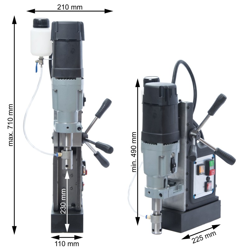 Wiertarka magnetyczna z możliwością gwintowania MAGNUM HGMD 32-60