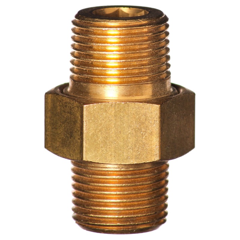 Śrubunek mosiężny zewnętrzny Q R 3/8Z-3/8Z Ś