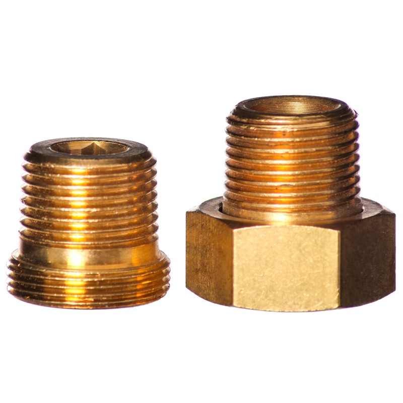 Śrubunek mosiężny zewnętrzny Q R 3/8Z-3/8Z Ś