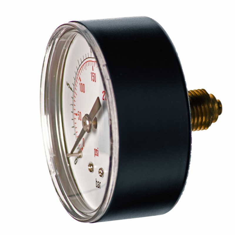 MANOMETR 63 MM 0-2.5 BAR Z PRZYŁĄCZEM TYLNYM G1/4"