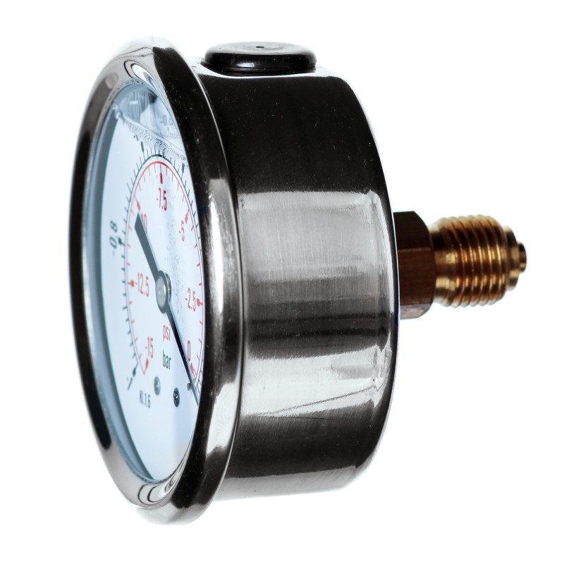 MANOMETR GLICERYNOWY 63 MM TYLNY 0-1.6 BAR G1/4"