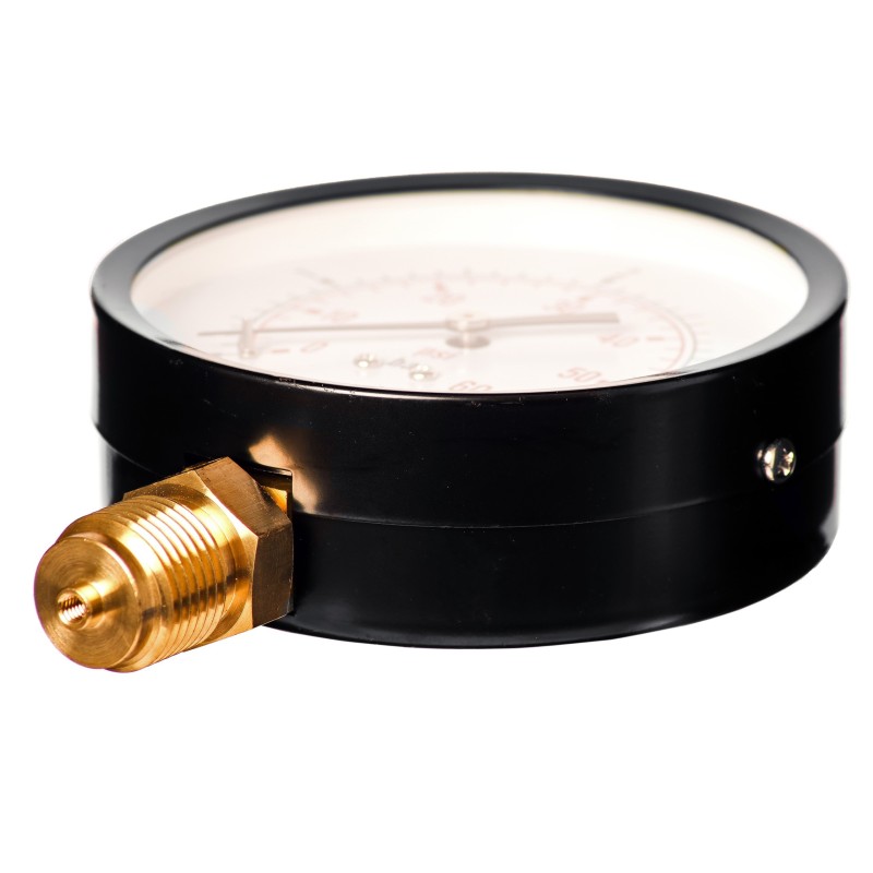MANOMETR 100 MM 0-1.6 BAR Z PRZYŁĄCZEM DOLNYM G1/2"
