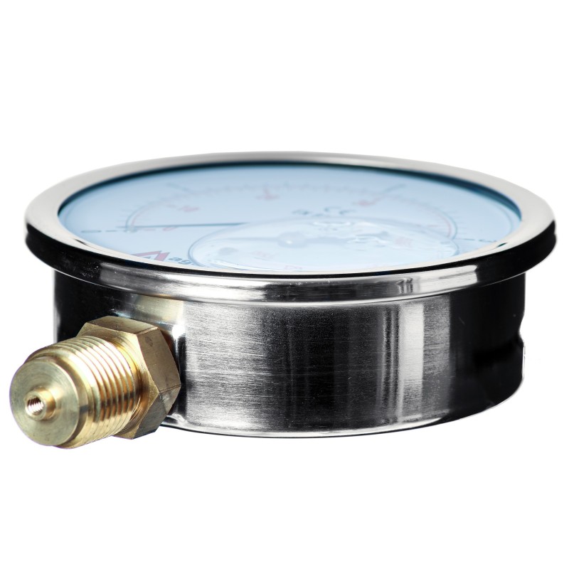 MANOMETR GLICERYNOWY 100 MM DOLNY 0-16 BAR G1/2"