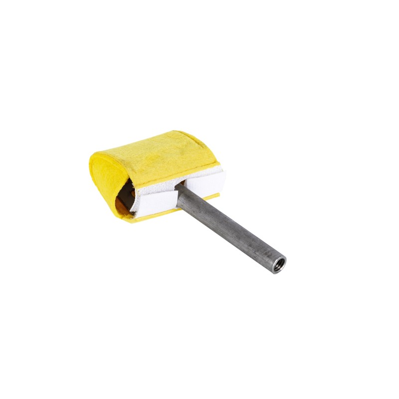 KOŃCÓWKA METALOWA 40 MM Z WŁÓKNINĄ DO CLEANERA