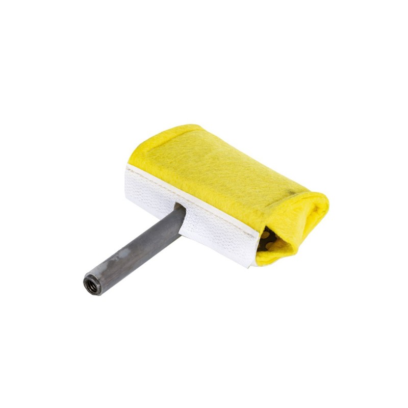 KOŃCÓWKA METALOWA 80 MM Z WŁÓKNINĄ DO CLEANERA