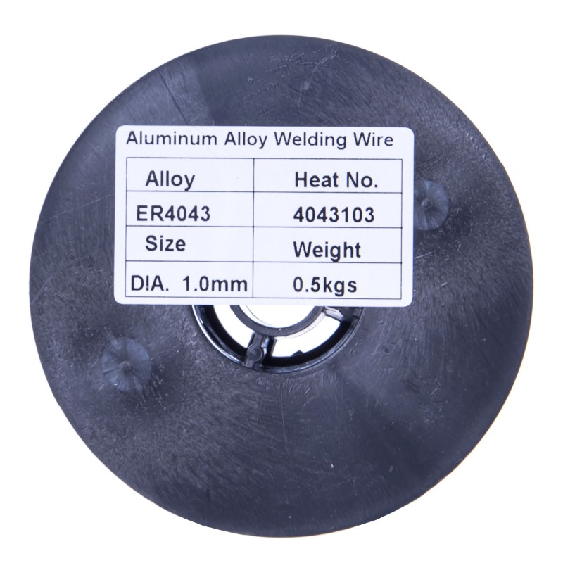 Drut spawalniczy MIG aluminiowy 4043 AlSi5 1,0mm 0,5kg SUPERWELD