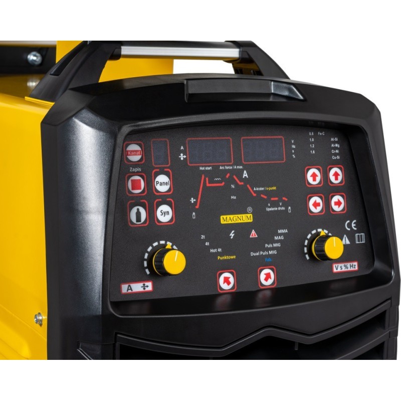 SPAWARKA MAGNUM MIG 501-S DUAL PULS PÓŁAUTOMAT PRZEWÓD ZESPOLONY 10 m