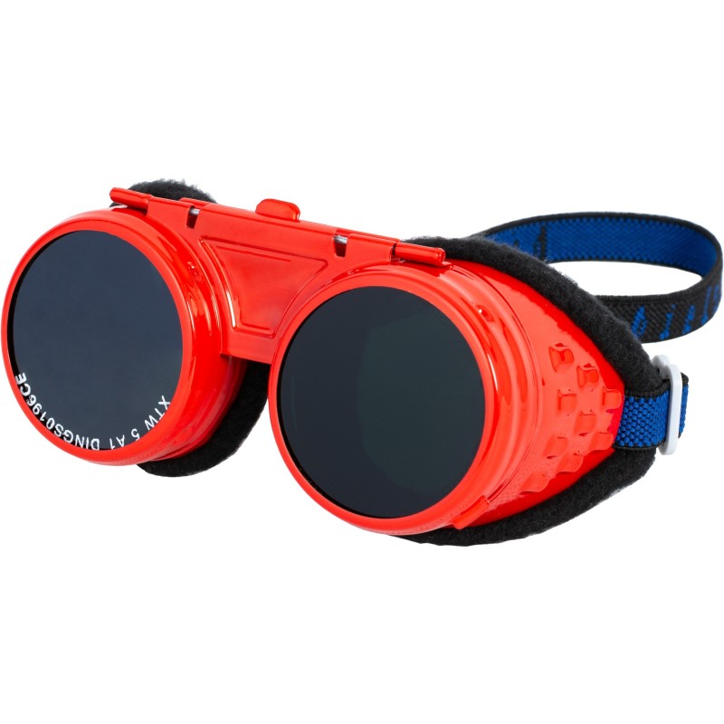 Metalowe okulary gogle spawalnicze Irewo DIN 5