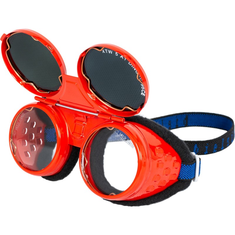 Metalowe okulary gogle spawalnicze Irewo DIN 5