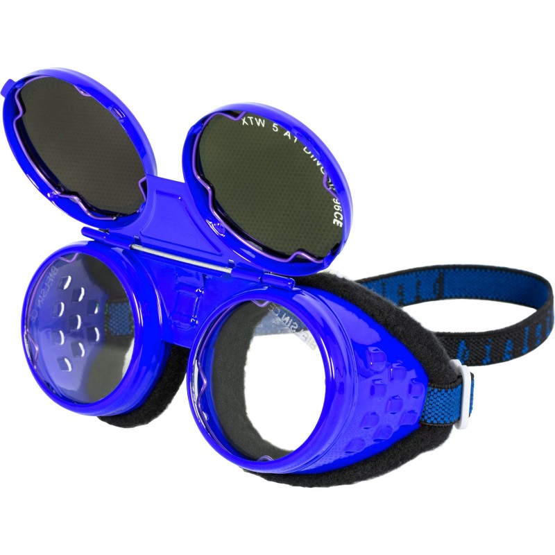 Metalowe okulary gogle spawalnicze Irewo DIN 5