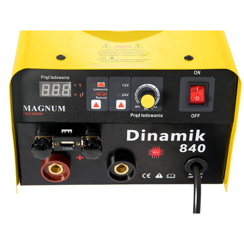 Inwerterowy prostownik z rozruchem MAGNUM DINAMIK 840 12V / 24V