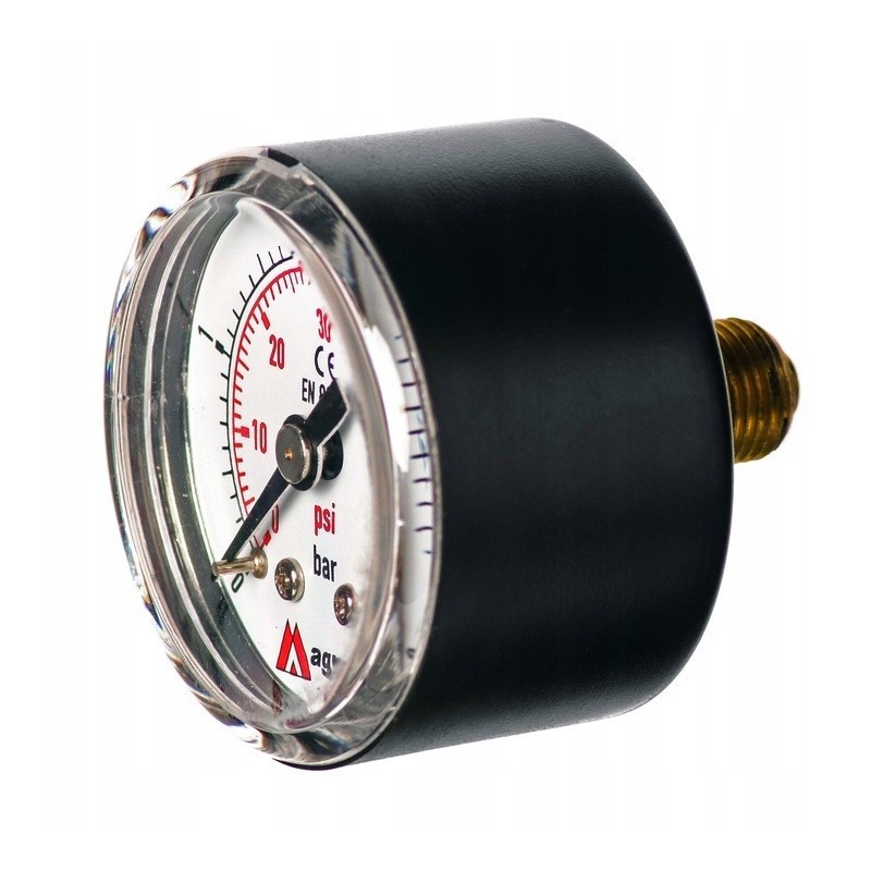 MANOMETR 40 MM 0-12 BAR Z PRZYŁĄCZEM TYLNYM G1/8" FL50-40T