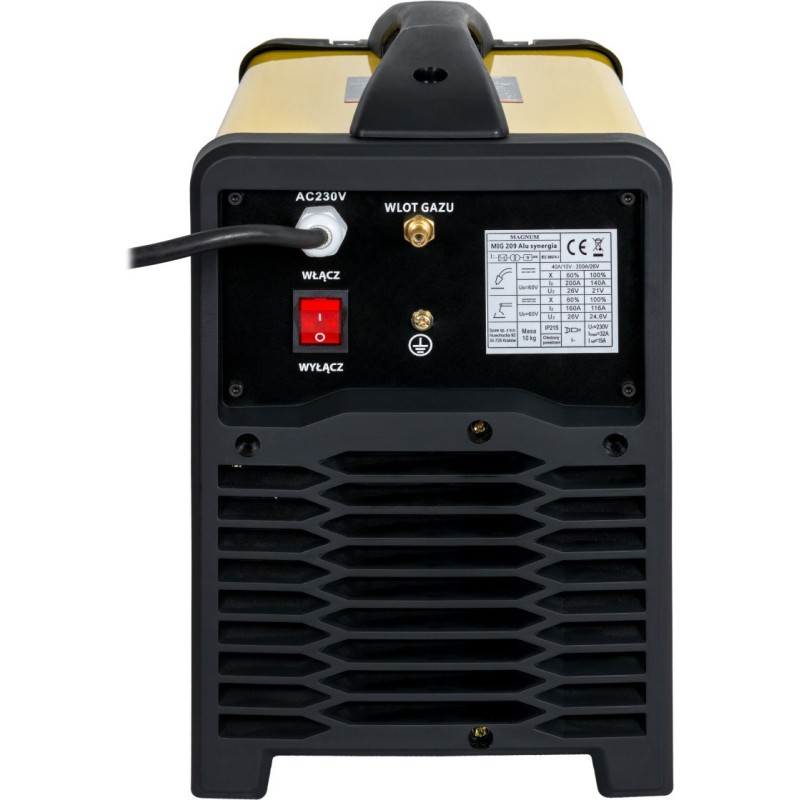 PÓŁAUTOMAT SPAWALNICZY MAGNUM MIG 209 AL SY 200A