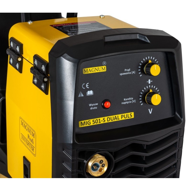 SPAWARKA MAGNUM MIG 501-S DUAL PULS PÓŁAUTOMAT PRZEWÓD ZESPOLONY 15 m