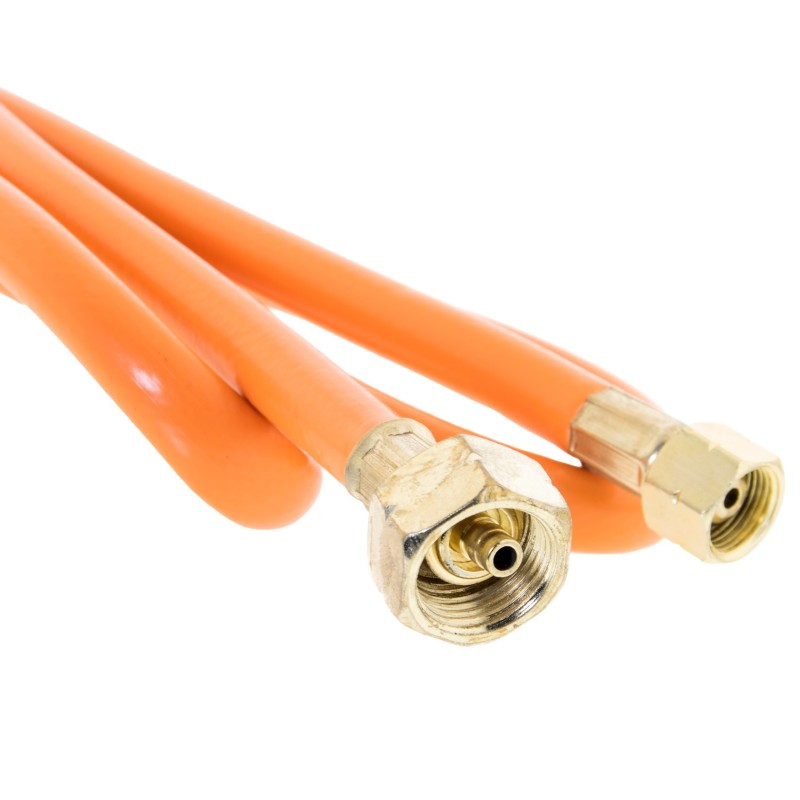 Wąż gazowy Propan-Butan 3m zakuty przyłącz 21.8-3/8"LH