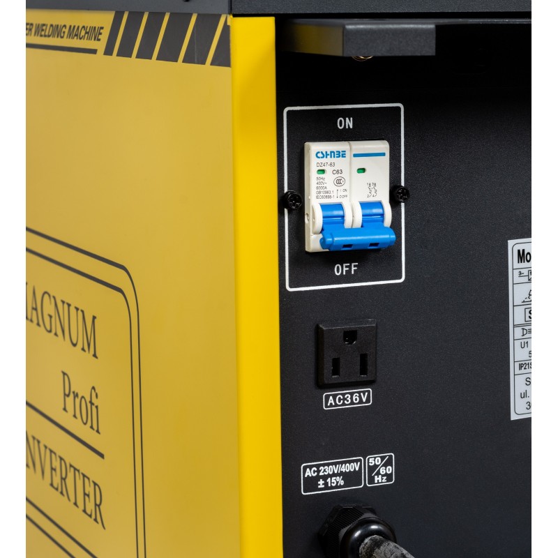 Spawarka inwerterowa MIG/MAG 330MMA V2 IGBT MAGNUM 4X4 330A/60% MB24/5m