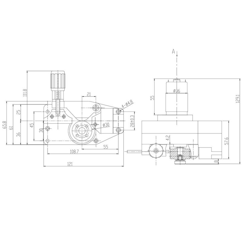 Podajnik drutu MIG/MAG 2- rolkowy 24V DC MIG170W