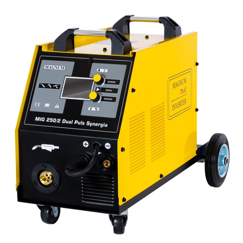 Spawarka inwerterowa MAGNUM MIG250/2 Dual Puls  Synergia 230/400V, 200/250A
