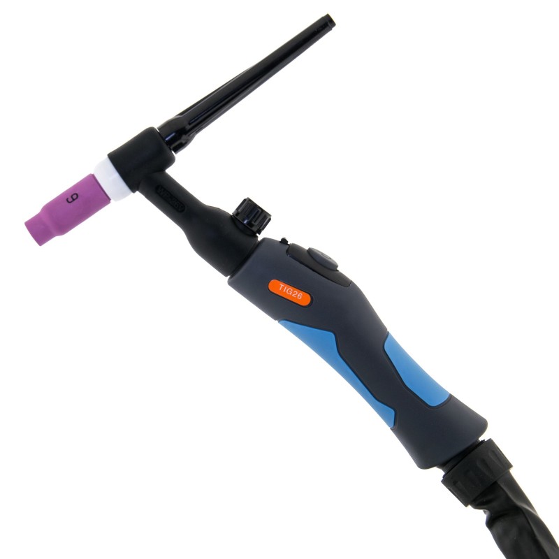 Uchwyt spawalniczy Magnum TIG SR26V 4m złącze EURO z zaworkiem TIG Lift