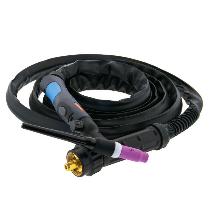 Uchwyt spawalniczy Magnum TIG SR26V 4m złącze EURO z zaworkiem TIG Lift