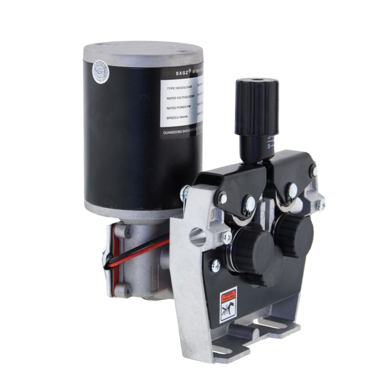 Podajnik drutu 4-rolkowy 24V DC lewy Magnum 4x4 MIG 330W