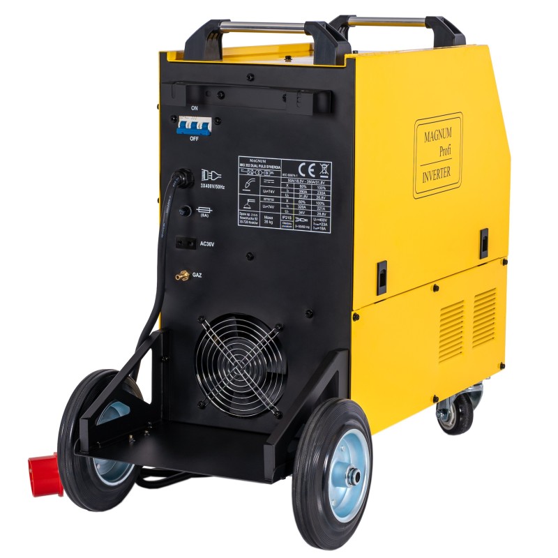 Spawarka inwerterowa Magnum MIG/MAG 352 Dual Puls Synergia LCD 4x4, MB24/3