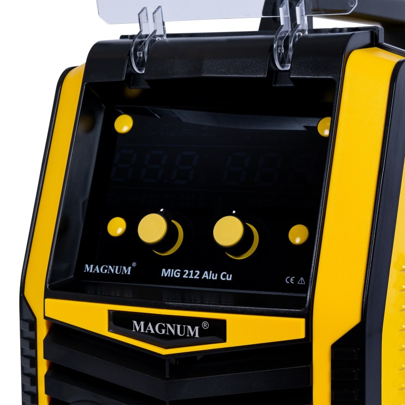 Spawarka inwerterowa MAGNUM MIG 212 ALU CU SYNERGIA 200A/60%, MB15 3m