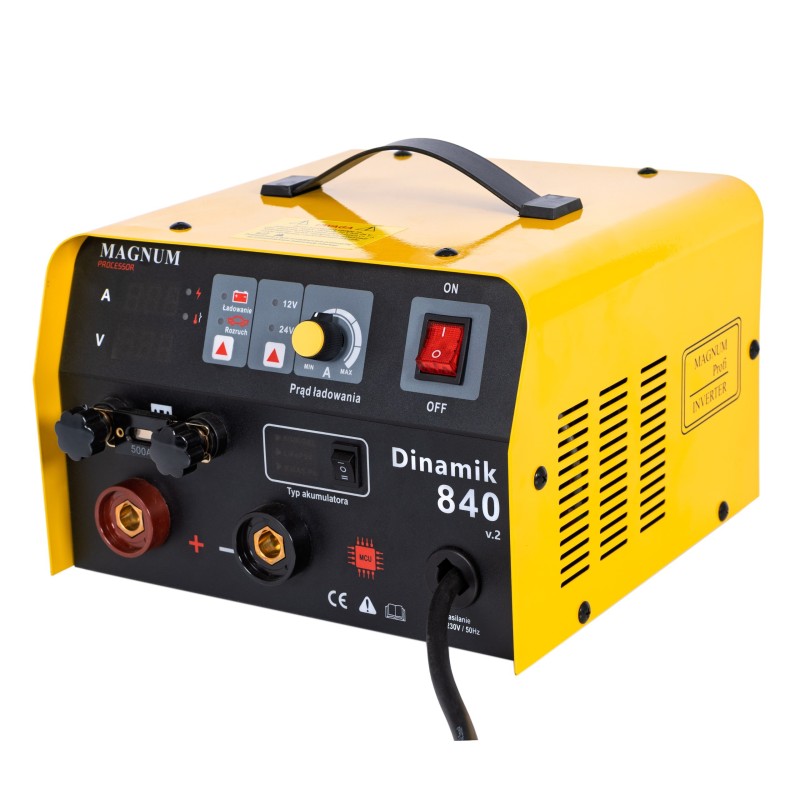 Prostownik inwerterowy z rozruchem DINAMIK 840 V.2 12/24V 230V MAGNUM