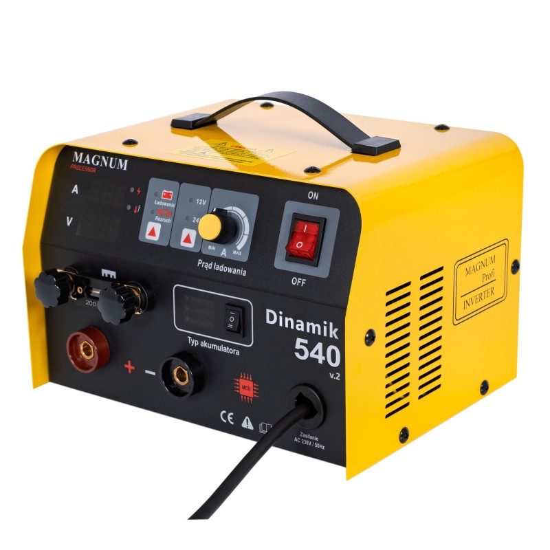 Prostownik inwerterowy z rozruchem DINAMIK 540 V.2 12/24V 230V MAGNUM