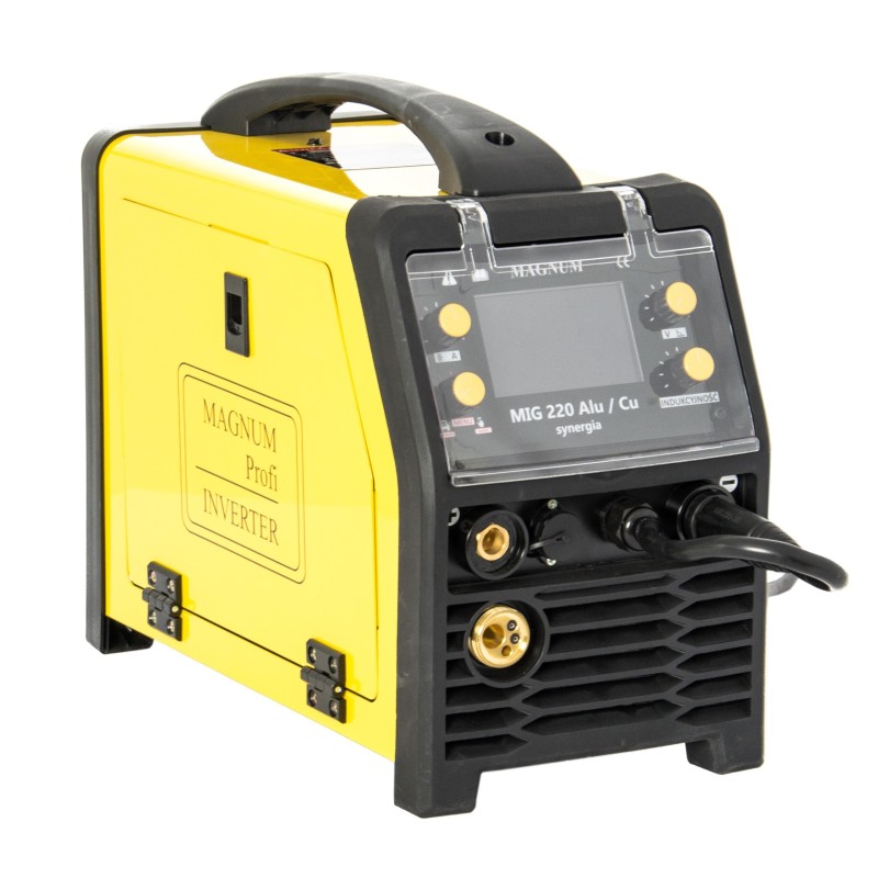 Półautomat spawalniczy MAGNUM MIG/MAG 220 ALU/CU SYNERGIA LCD