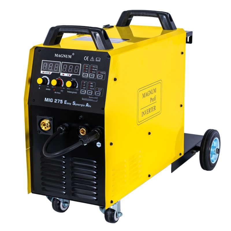 Spawarka inwerterowa MAGNUM MIG 275 EASY SYNERGIA ALU PULS 280A/60% 