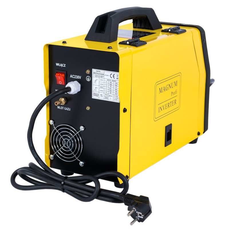 Kompaktowy półautomat spawalniczy MAGNUM MIG 207 ALU-PULS SYNERGIA 200A/60%