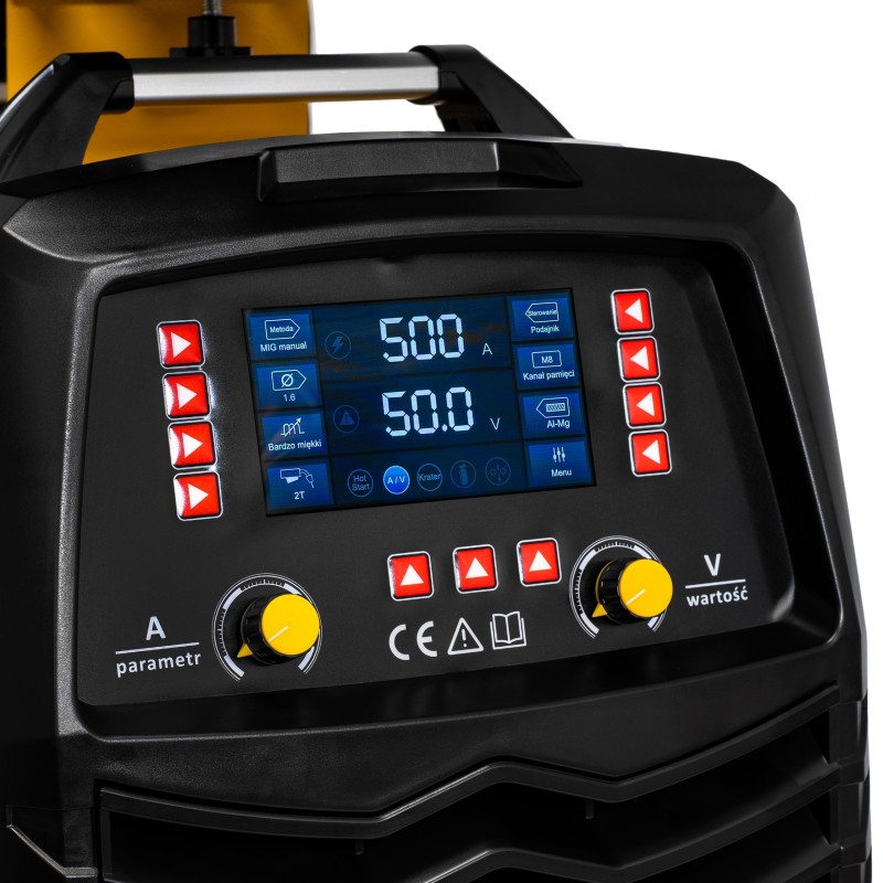 Półautomat spawalniczy MAGNUM MIG 501-S DUAL PULS SYNERGIA LCD 500A