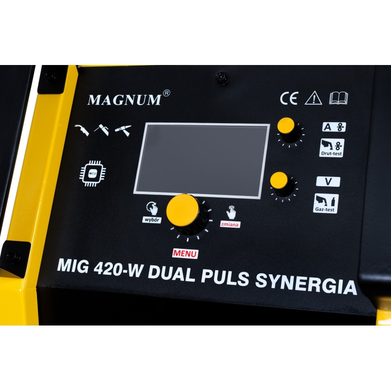 Półautomat spawalniczy MAGNUM MIG 420W Dual Puls Synergia IGBT 400V COMPACT