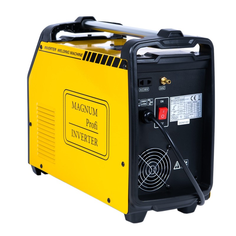 Półautomat spawalniczy MAGNUM MIG 221 DUAL PULS SYNERGIA 4x4 MMA 200A/60%