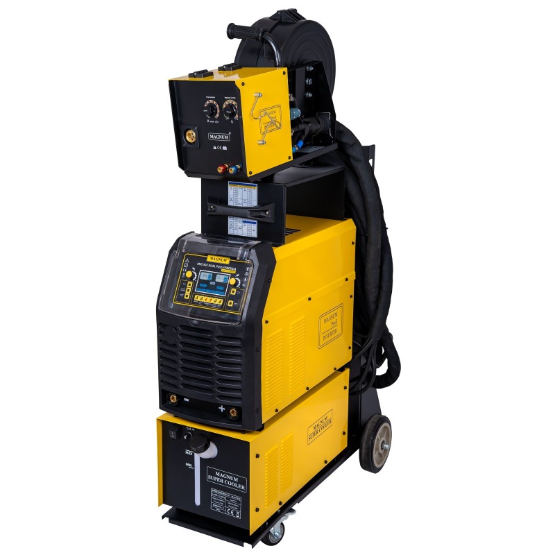 Półautomat inwerterowy Magnum MIG 502 DUAL PULS SYNERGIA LCD 500A/60%,