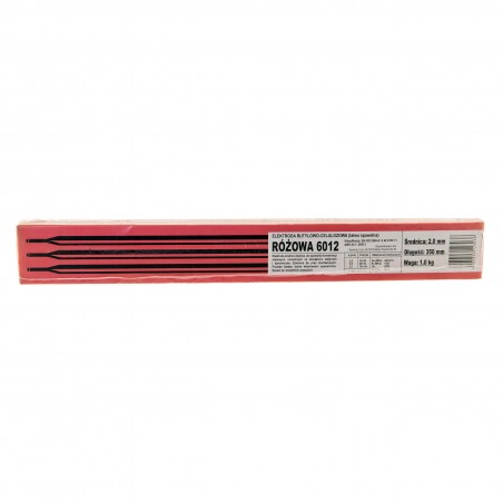Elektrody spawalnicze rutylowo-celulozowe 6012 2,0/350/1,0kg różowe