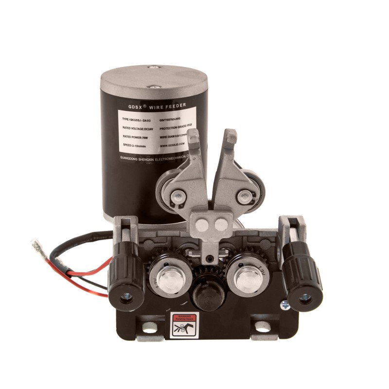 Podajnik drutu 4-rolkowy 24V DC lewy Magnum 4x4 MIG 285 DP SYN 70W 2-22 m/min