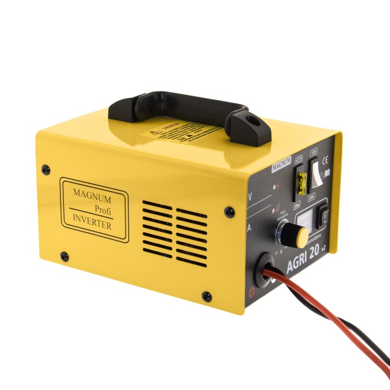 Prostownik inwerterowy MAGNUM AGRI 20 V2 12/24V 20A 230V PB/AGM-GEL/LiFePO4