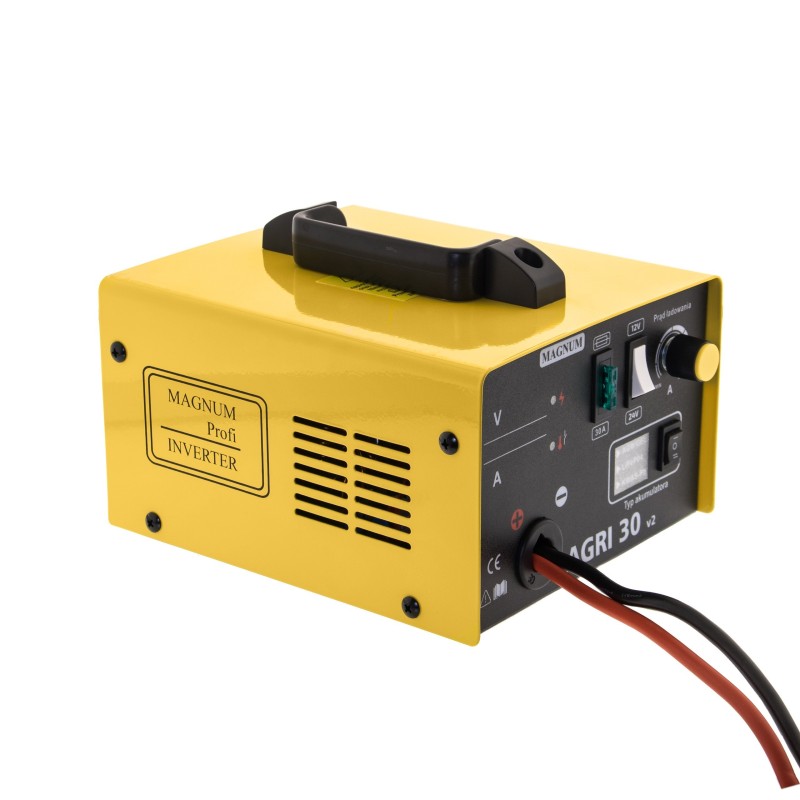 Prostownik inwerterowy MAGNUM AGRI 30 V2 12/24V 30A 230V PB/AGM-GEL/LiFePO4