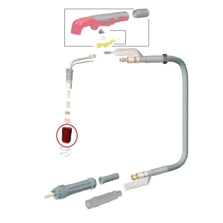 Osłona dyszy uchwytu plazmy A-101/LT- 101 MAGNUM 